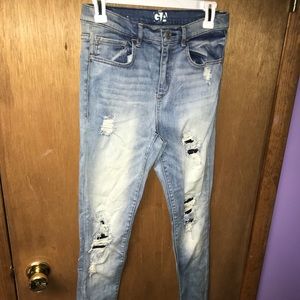 Retro high waist jegging